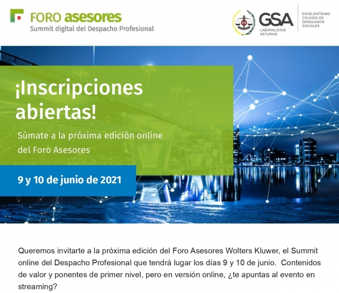 FORO DE ASESORES WOLTERS KLUWER